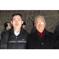 卫传业与协学术委员会秘书长张荣庆先生合影-2 卫传业与协学术委员会秘书长张荣庆先生合影-2